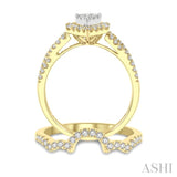 Pear Shape Lovebright Diamond Wedding Set