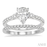 Pear Shape Diamond Wedding Set