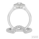 Oval Shape Diamond Wedding Set