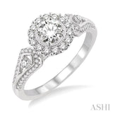 Semi-Mount Diamond Engagement Ring