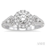 Semi-Mount Diamond Engagement Ring