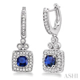 Gemstone & Diamond Earrings