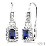 Gemstone & Diamond Earrings