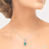 Gemstone & Diamond Pendant