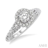 Semi-Mount Diamond Engagement Ring