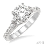 Semi-Mount Diamond Engagement Ring