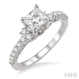 Semi-Mount Diamond Engagement Ring