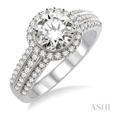 Semi-Mount Diamond Engagement Ring