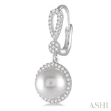 Pearl & Diamond Fashion Earrings