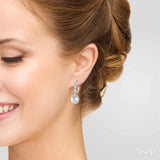 Pearl & Diamond Fashion Earrings