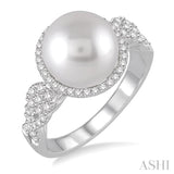 Pearl & Diamond Fashion Ring