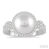 Pearl & Diamond Fashion Ring