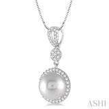 Pearl & Diamond Fashion Pendant