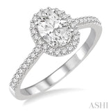 Oval Shape Diamond Engagement Ring