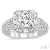 Semi-Mount Diamond Engagement Ring