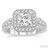 Semi-Mount Diamond Engagement Ring