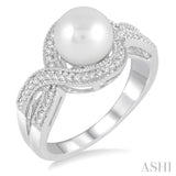 Pearl & Diamond Fashion Ring