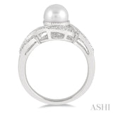 Pearl & Diamond Fashion Ring