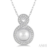 Pearl & Diamond Fashion Pendant