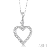 Heart Shape Diamond Pendant