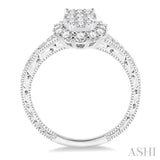 Oval Shape Lovebright Diamond Ring