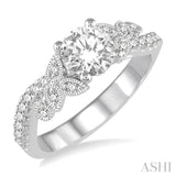 Semi-Mount Diamond Engagement Ring