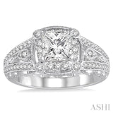 Semi-Mount Diamond Engagement Ring