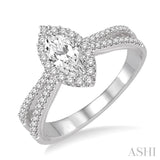 Marquise Shape Diamond Engagement Ring