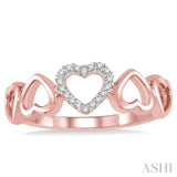 Heart Shape Diamond Fashion Ring