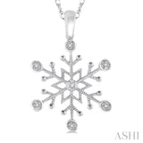 Snow Flake Diamond Fashion Pendant