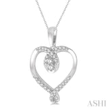 Heart Shape Diamond Fashion Pendant