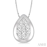 Pear Shape Lovebright Essential Diamond Pendant