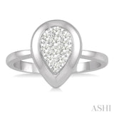 Pear Shape Lovebright Essential Diamond Ring