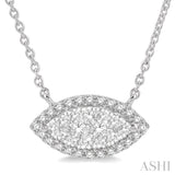 Marquise Shape Lovebright Essential Diamond Necklace