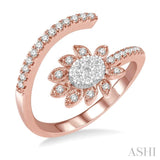 Lovebright Diamond Fashion Open Ring