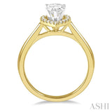 Pear Shape Diamond Engagement Ring