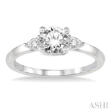 Semi-Mount Diamond Engagement Ring