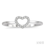 Heart Shape Diamond Fashion Ring