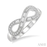 Infinity Baguette Diamond Fashion Ring