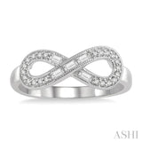 Infinity Baguette Diamond Fashion Ring