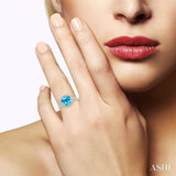 Gemstone & Diamond Ring