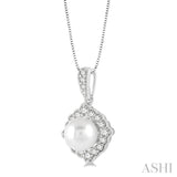 Pearl & Diamond Pendant