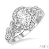 Oval Shape Diamond Engagement Ring