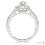 Marquise Shape Semi-Mount Diamond Engagement Ring