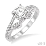 Semi-Mount Diamond Engagement Ring