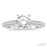 Semi-Mount Diamond Engagement Ring