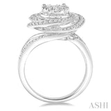 Flower Lovebright Diamond Engagement Ring