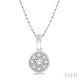 Bezel Set Diamond Pendant