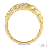 Stackable Wave Diamond Fashion Ring