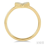 Stackable Wishbone Petite Diamond Fashion Ring